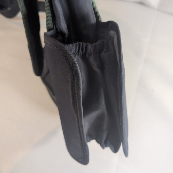 LUG Moped Quilted Crossbody Bag Purse Shoulder Navy Blue Grey Travel Messenger - Picture 12 of 14